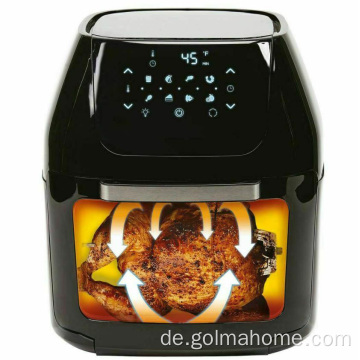 Golmahome Heißluftfritteuse Schnellkochtopf 1500W 6L Heißluftfritteuse Druck Schnellkochtöpfe Elektrische Schnellkochtöpfe